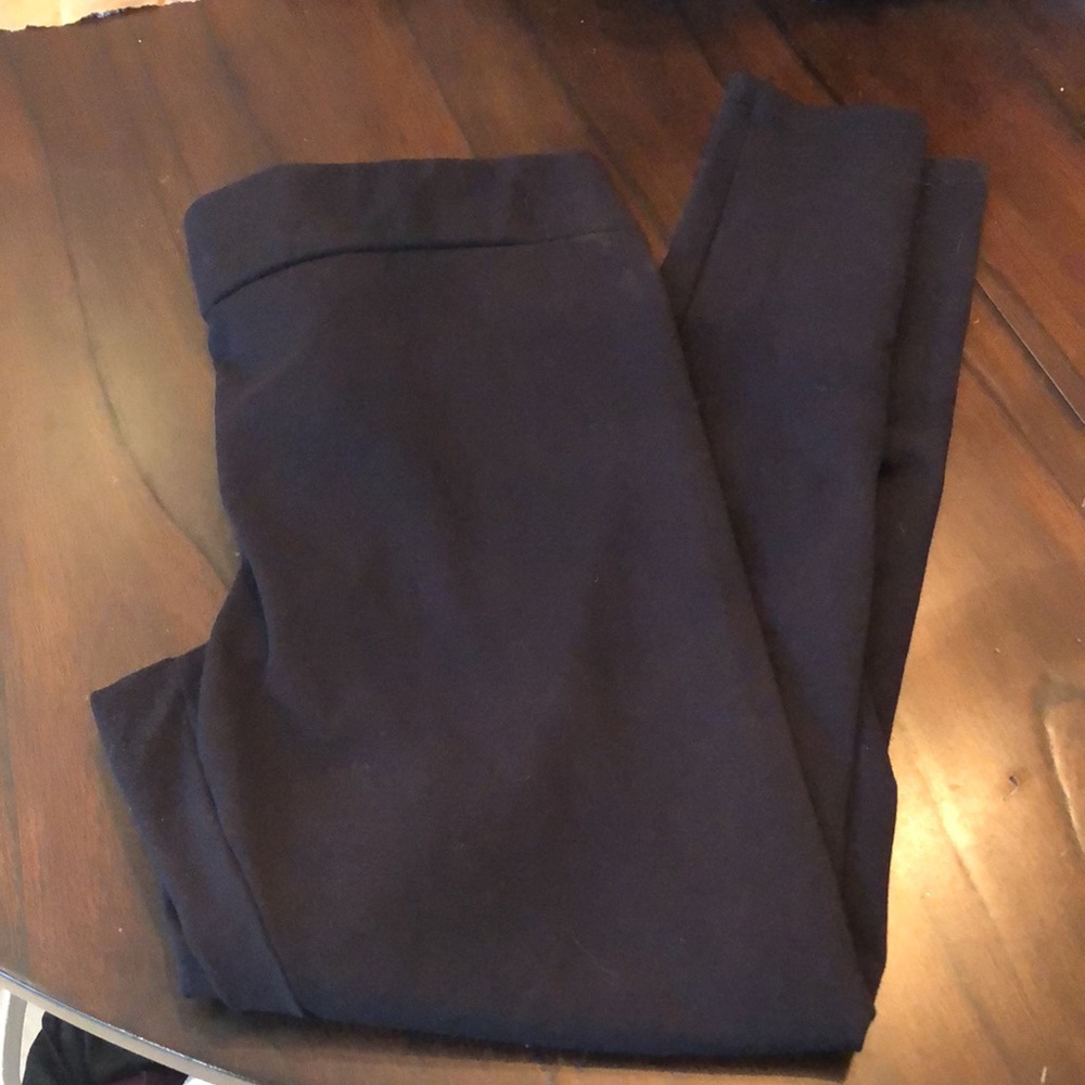 Matty M high waist band ankle skinny leg stretch pants